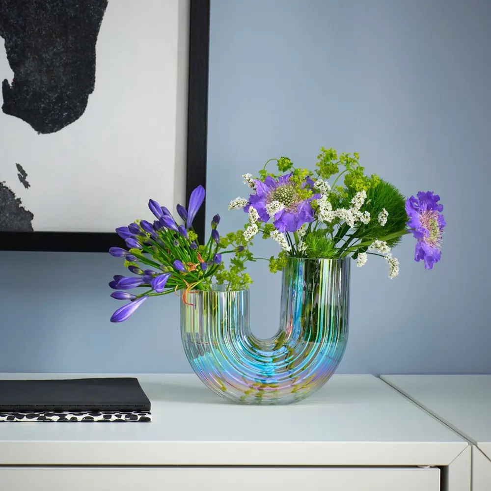 Ваза Santreyd Amber — элегантный стеклянный аксессуар для интерьера 89342808 STLM-0828682