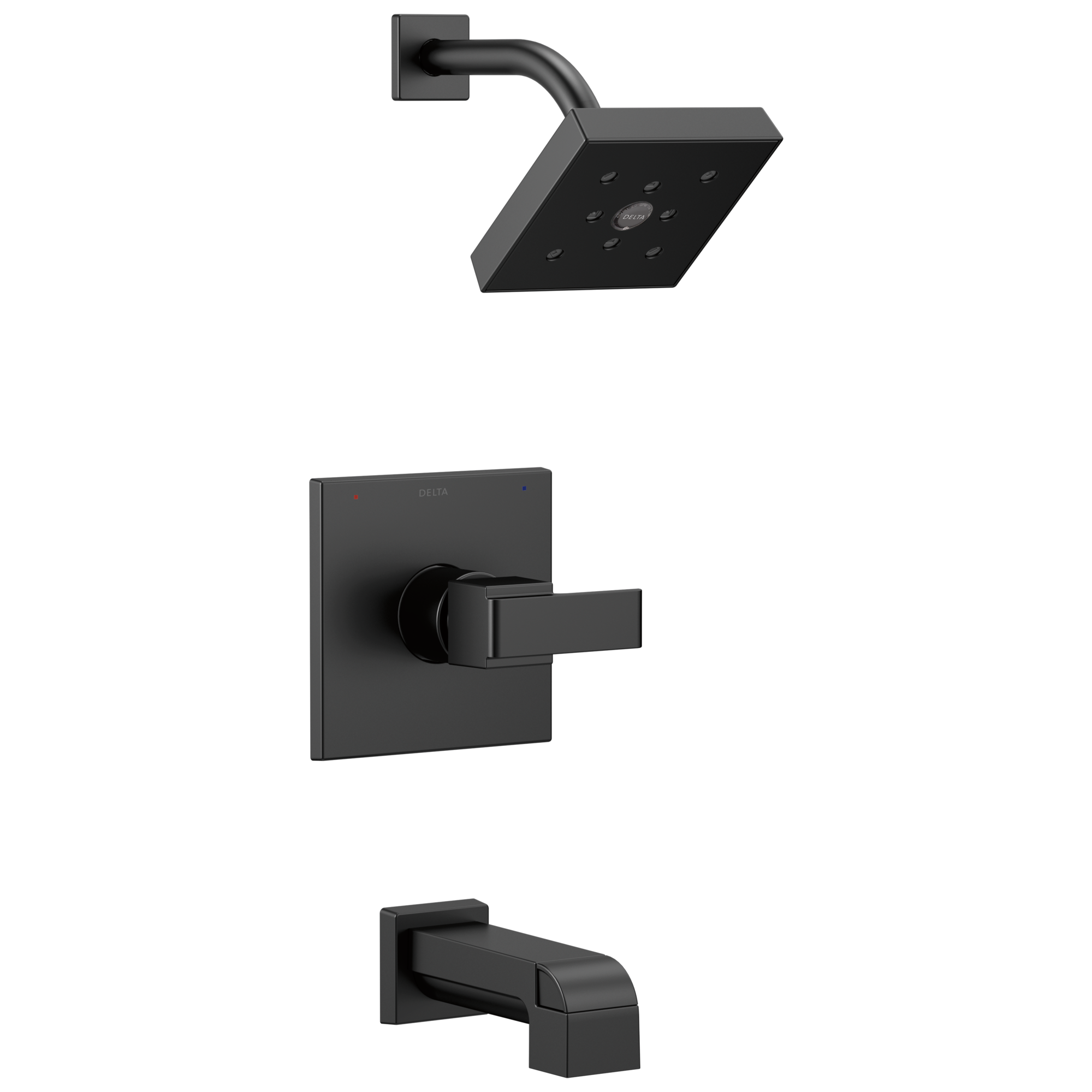 T14467-BL Monitor® 14 Series H2Okinetic® для ванны и душа Delta Faucet Ara Матовый черный