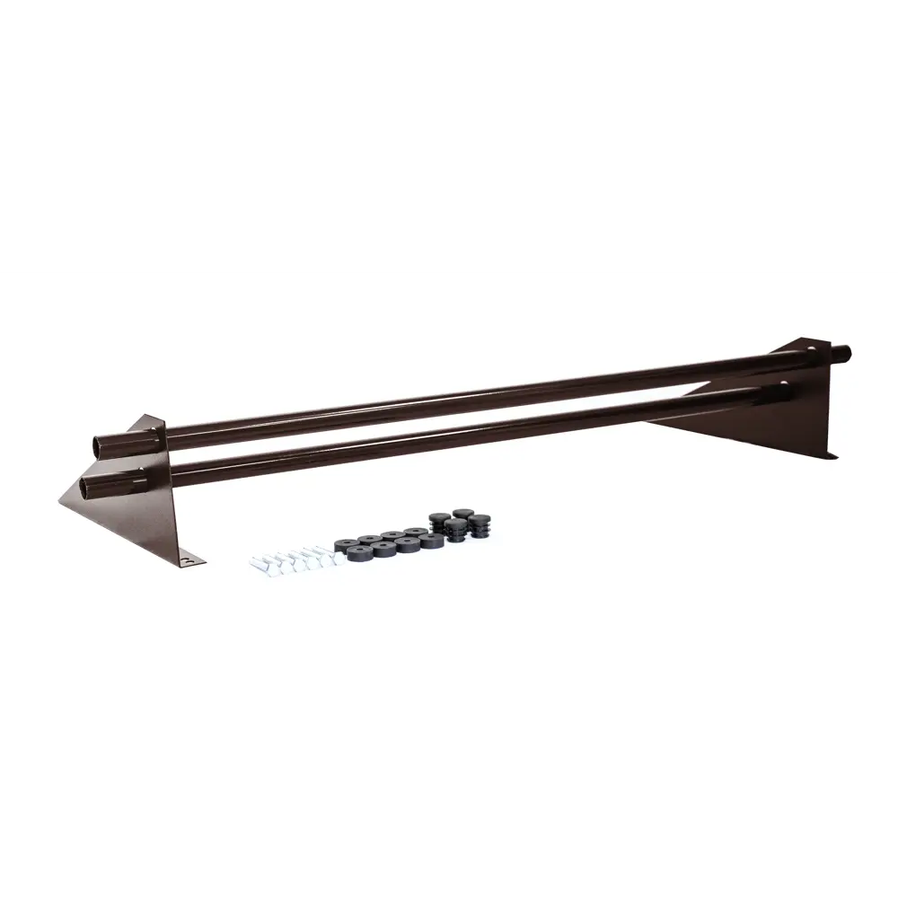 Снегозадержатель для металлической кровли трубчатый 1 м RAL 8017 коричневый OPTIMA STLM-2059539