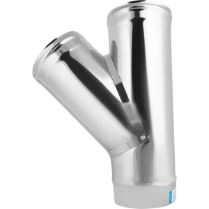 Тройник дымоходный утепленный Corax 45° для систем отопления 89888545