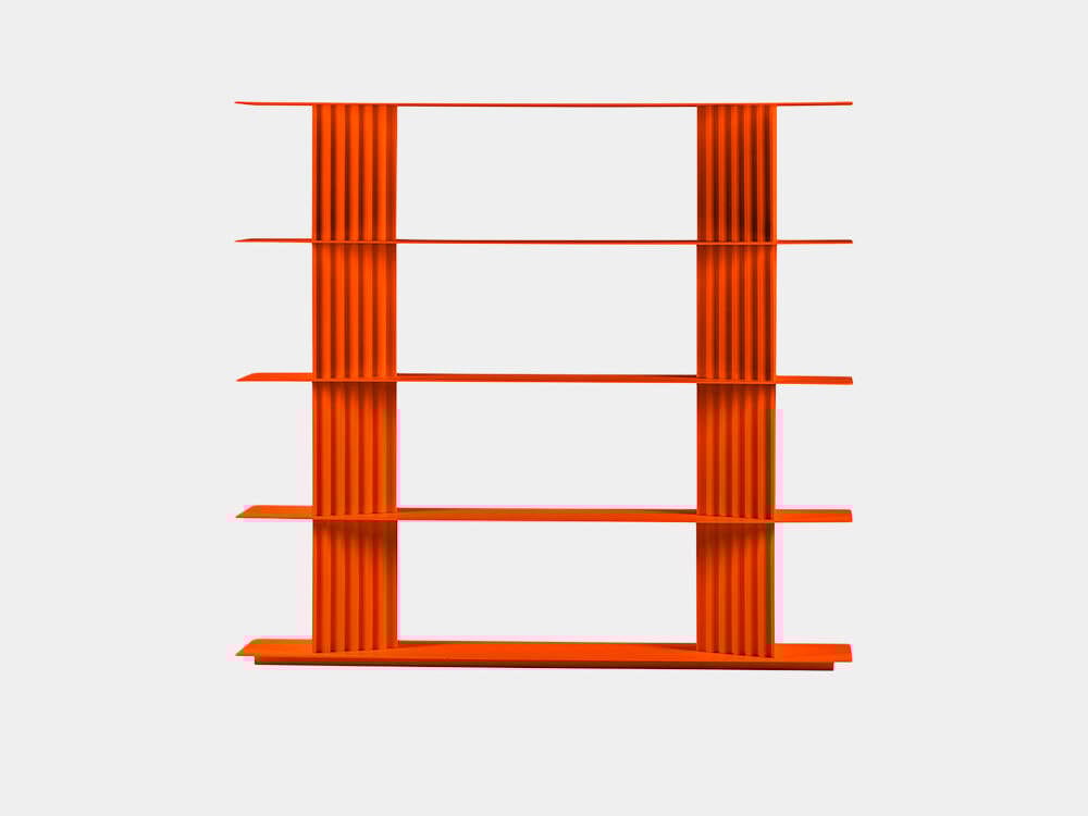 Стальная двухсторонняя Книжная полка RS Barcelona PLEC SHELVING S ARCH-00125269 - Вид №125