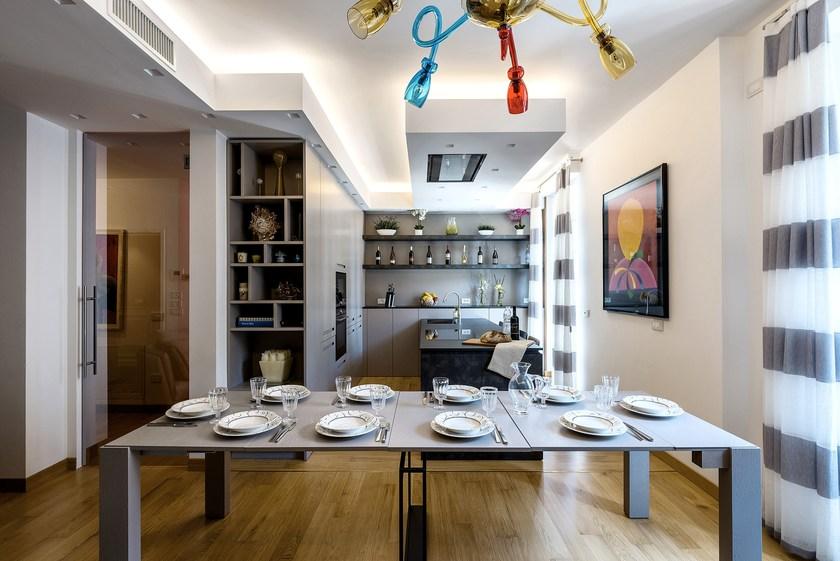 TM Italia Cucine Кухня из дуба и камня с полуостровом sun-id-1373434 - Вид №5