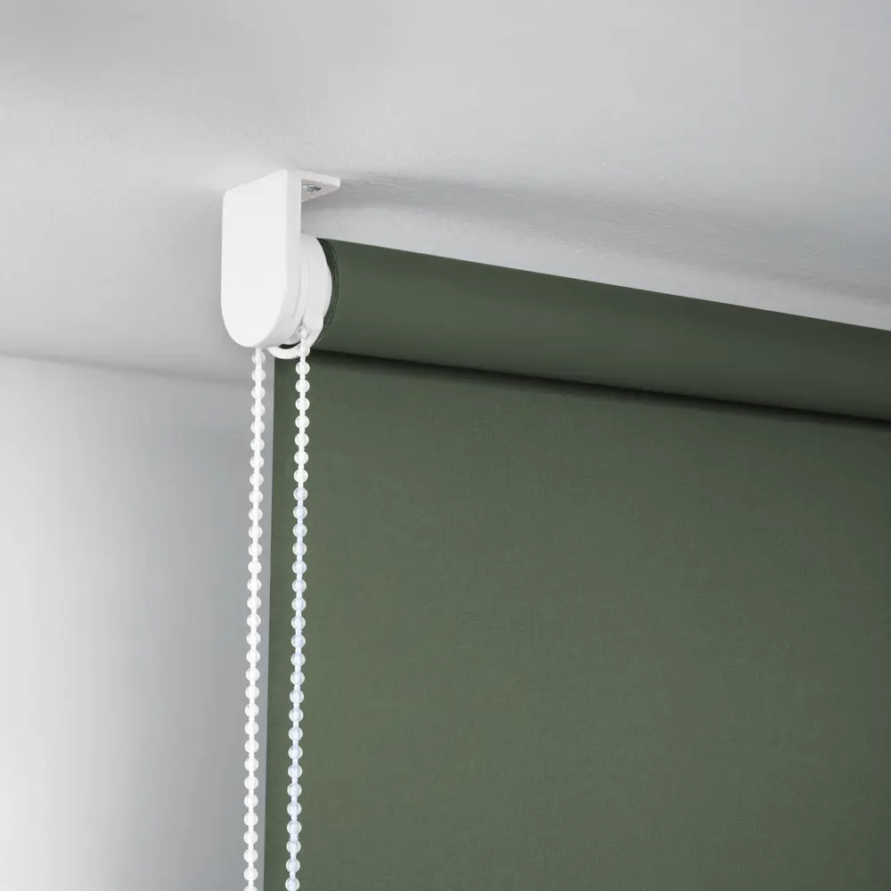 Штора рулонная блэкаут KREAFORTA Karelia 80x160 см зеленая STLM-2157593 - Вид №3