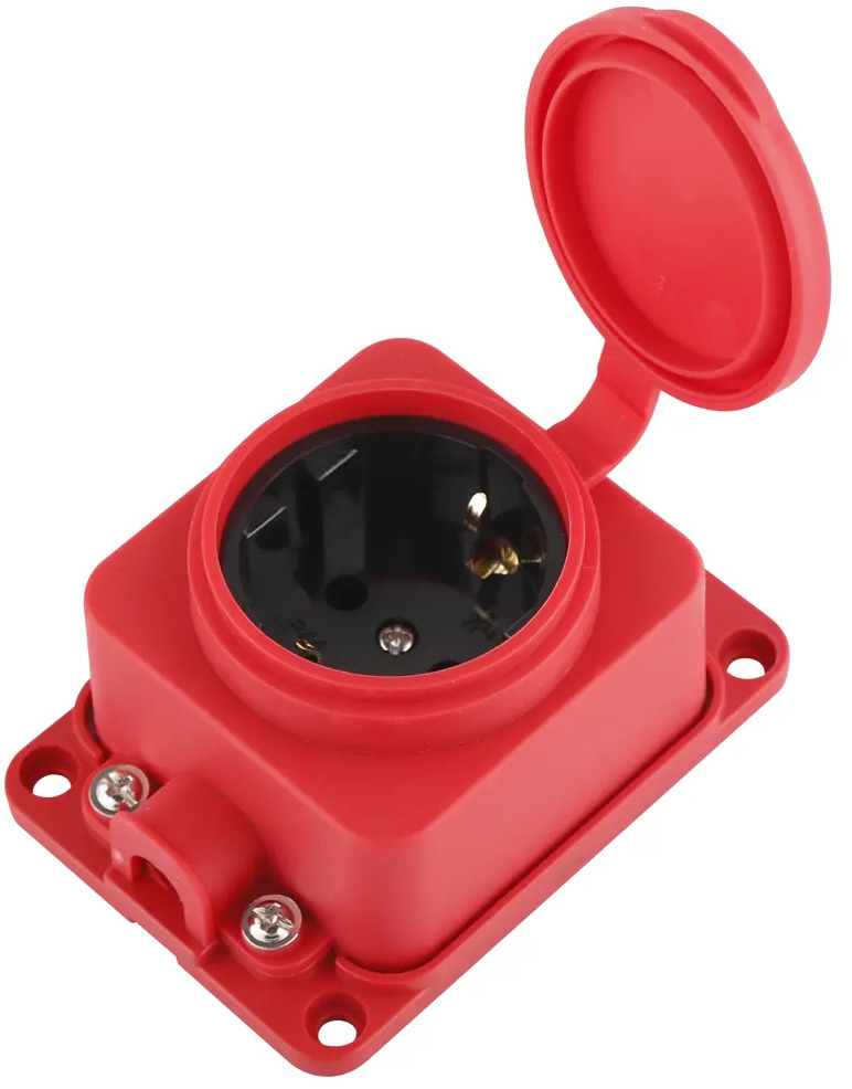 Колодка каучуковая Duwi с защитной крышкой для силовых удлинителей 86245677