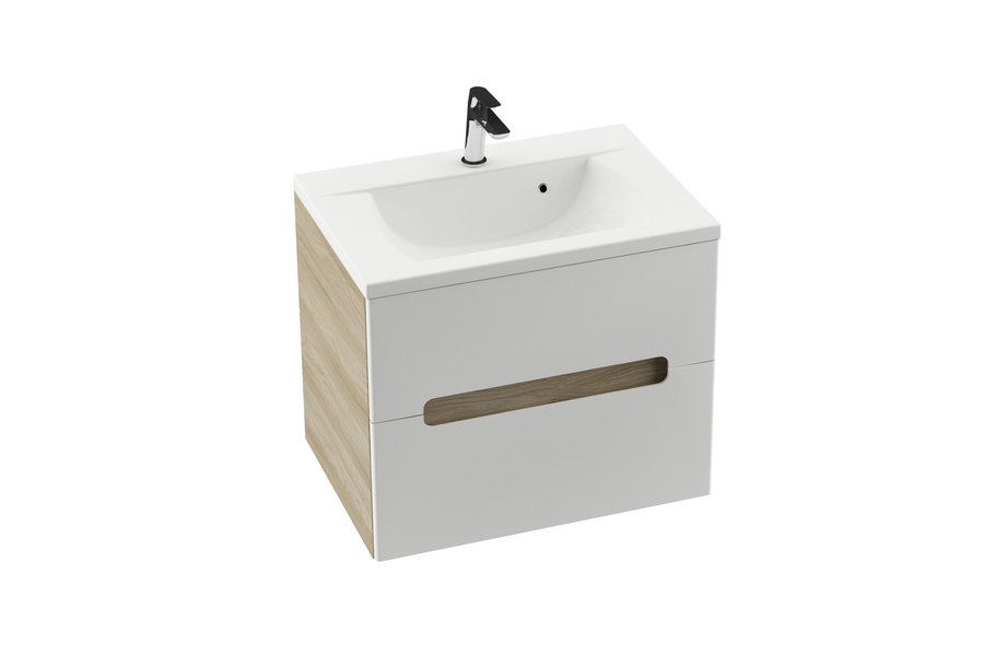 Тумба под умывальник SD 600 CLASSIC II береза/белая Ravak X000000903 - Вид №3