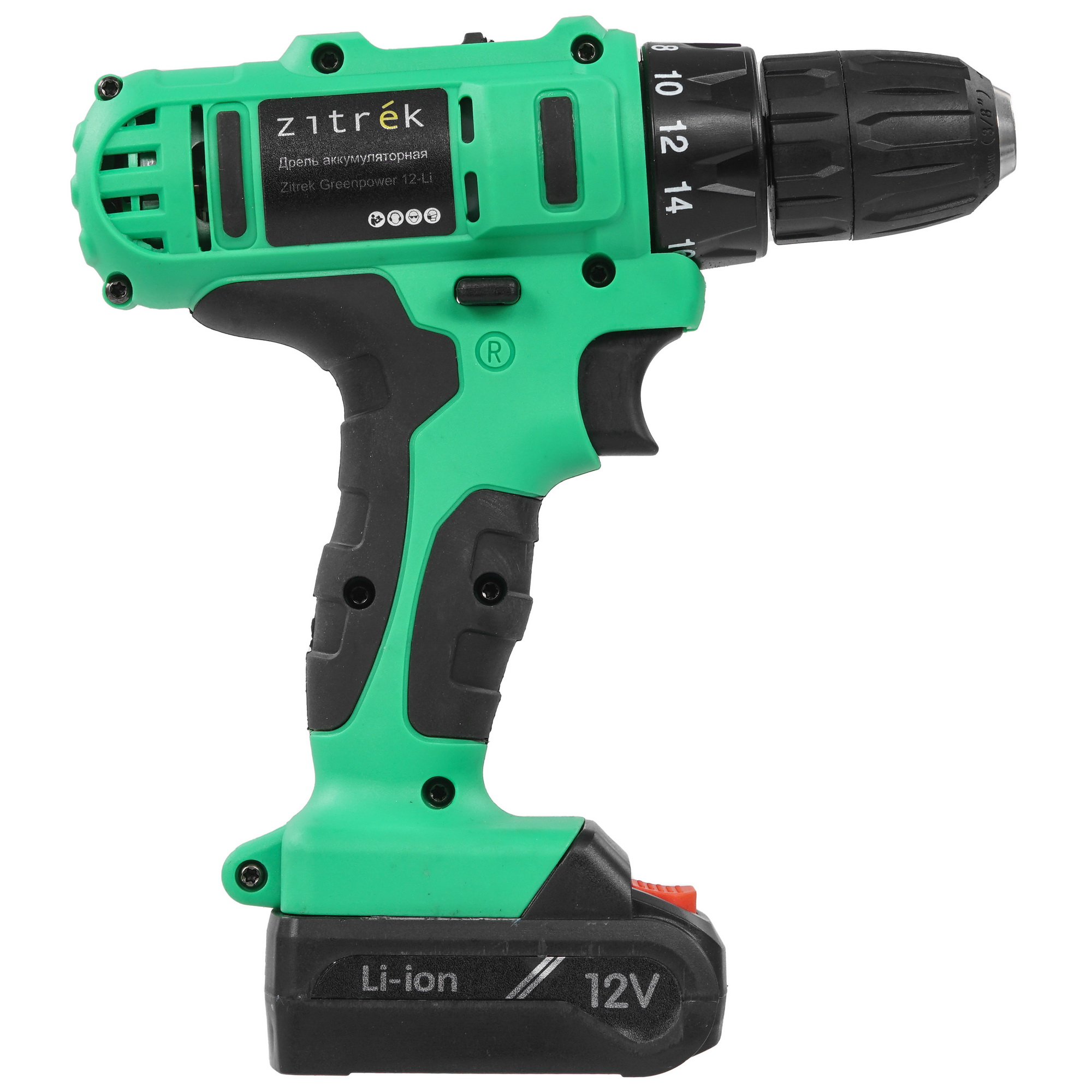 Дрель-шуруповерт Zitrek Greenpower 12-Li 063-4074 5445830 STDN-0087449 - Вид №2