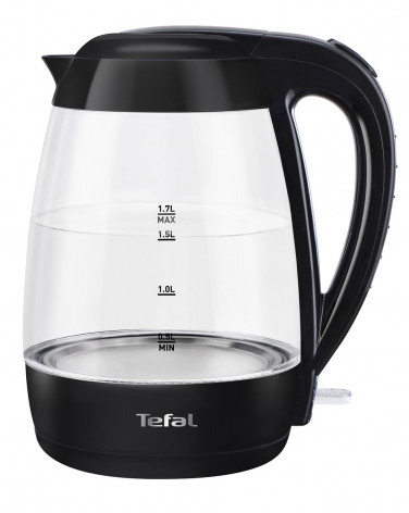 KO450832 Чайник / черный со стеклом, 2200вт, закрытая спираль, 1.7 л Tefal Santreyd 