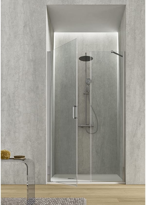 Стеклянная ниша душевая кабина с распашной дверью Gruppo Geromin Nylo ARCH-00045410 - Вид №1
