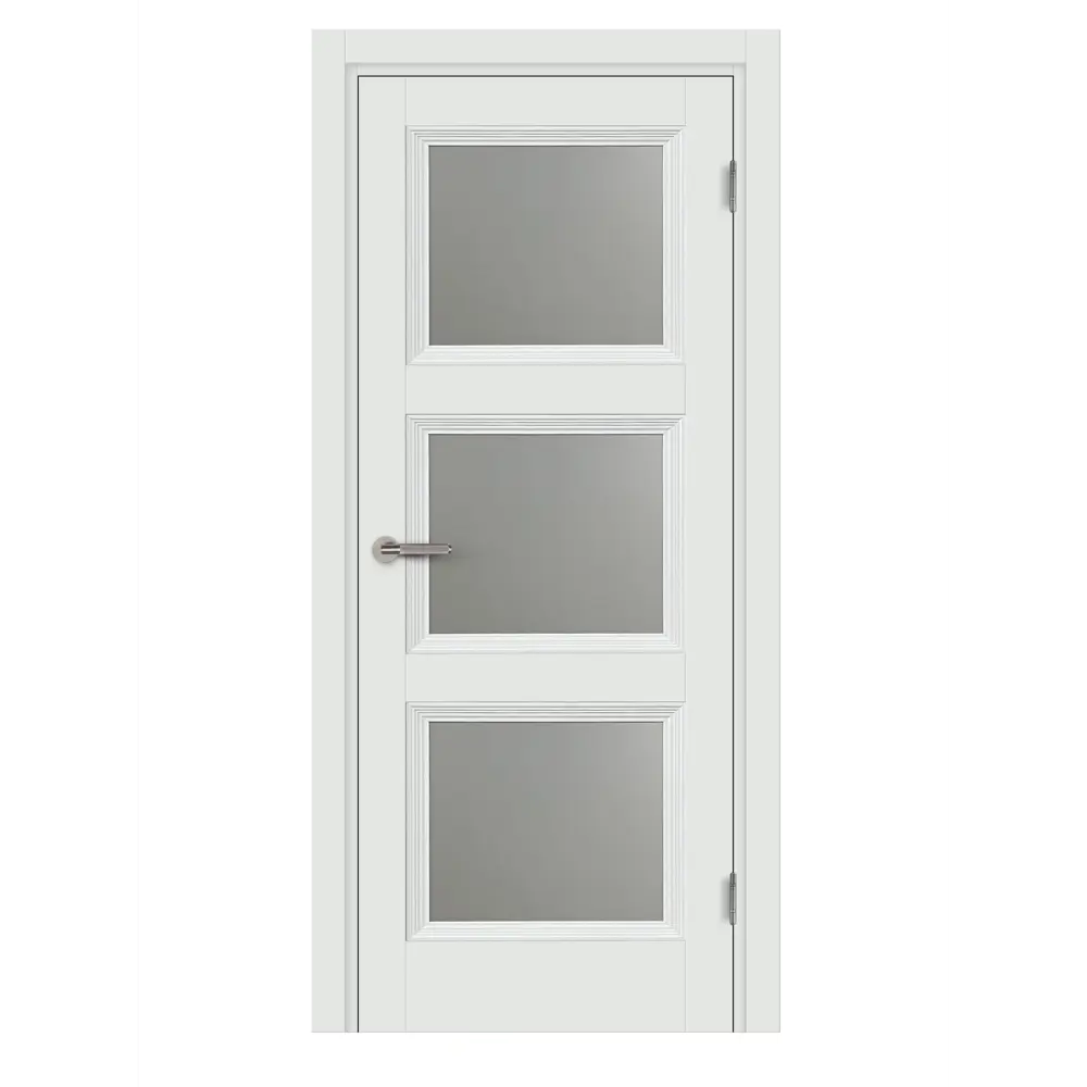 Комплект двери Трилло со стеклом 80x200 см Hardflex белый без доборов 89432041 STLM-2169489 МАРИО РИОЛИ 