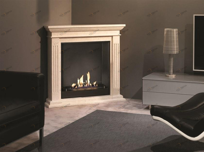 BRITISH FIRES Угловой металлический камин на биоэтаноле без дымохода sun-id-1381609