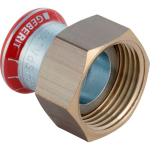 25051 Переходник Geberit Mapress из углеродистой стали, с накидной гайкой Geberit