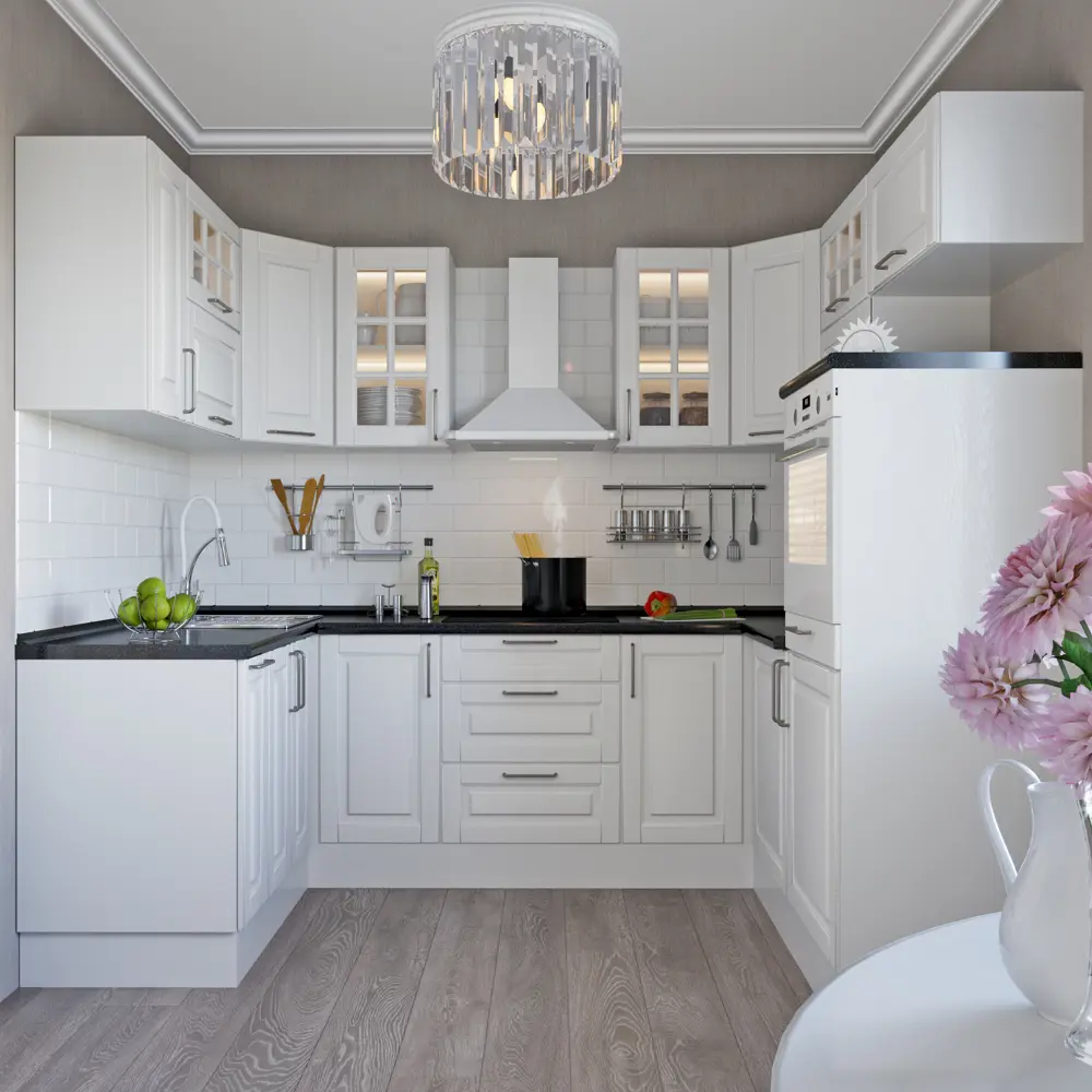 Двери для шкафа Delinia «Леда белая» 40x70 см, МДФ, цвет белый, 3 шт STLM-2201824 - Вид №2