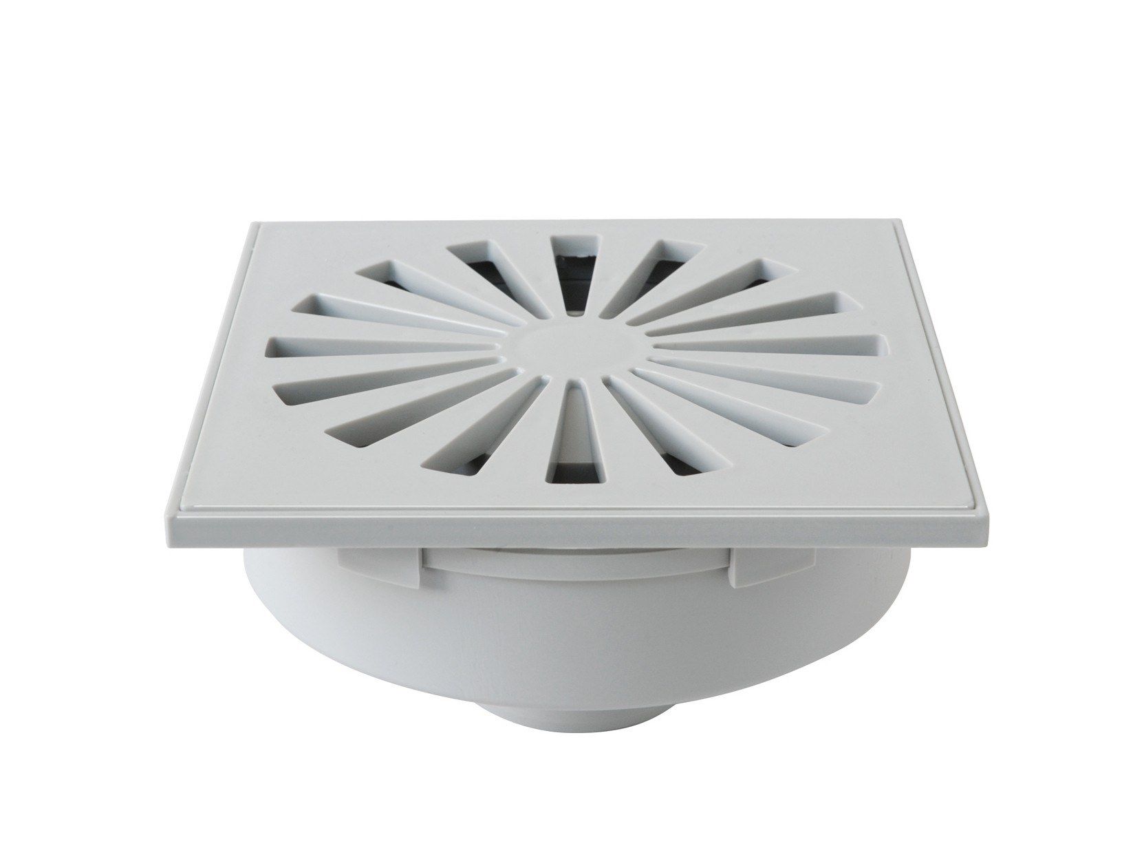 ABS сифонированная крышка люка с решеткой и вертикальным сливом First Corporation First Plast ARCH-00044198