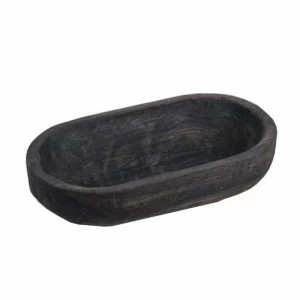 Плошка Чёрный 18*32 FUGA ECO WOOD 123644 Чёрный