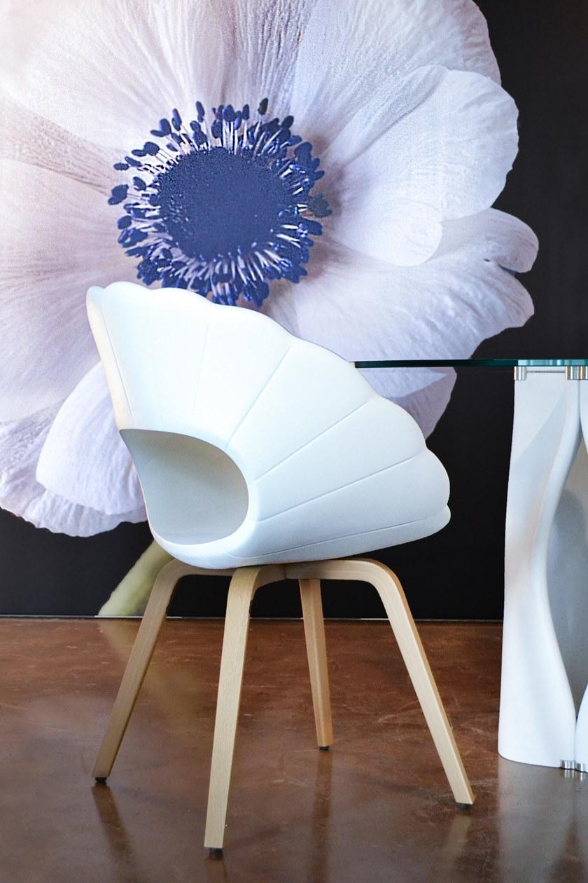 Tonon Стул из пенопласта с металлической вращающейся основой Flower 900.74 - Вид №6