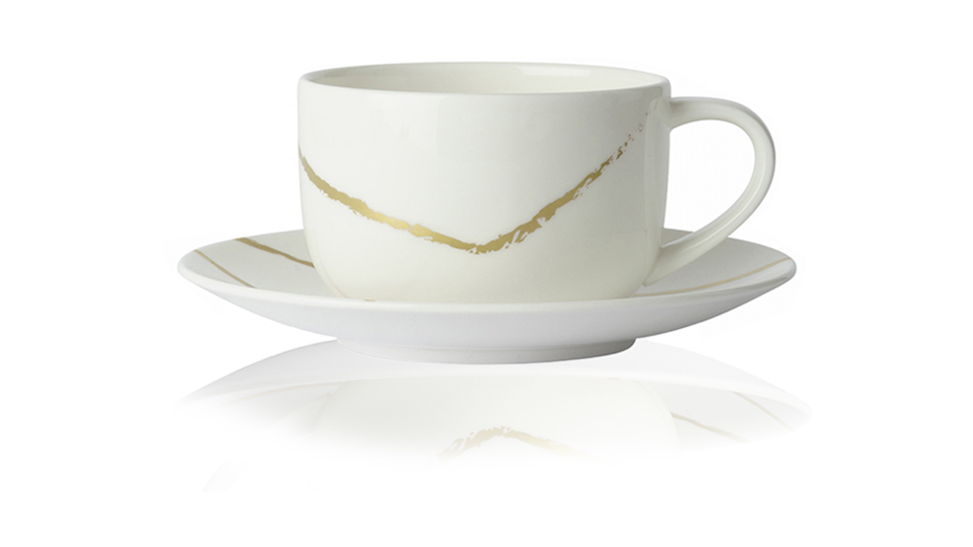 10672288 Royal Crown Derby Сервиз чайный Royal Crown Derby Эскиз. Белый на 6 персон 14 предметов, фарфор Фарфор  - Вид №2