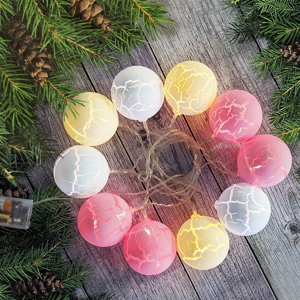 Электрогирлянда комнатная Нить 3м 20 ламп разноцветный 1 режим работы Santreyd STLM-2059051 - Вид №4