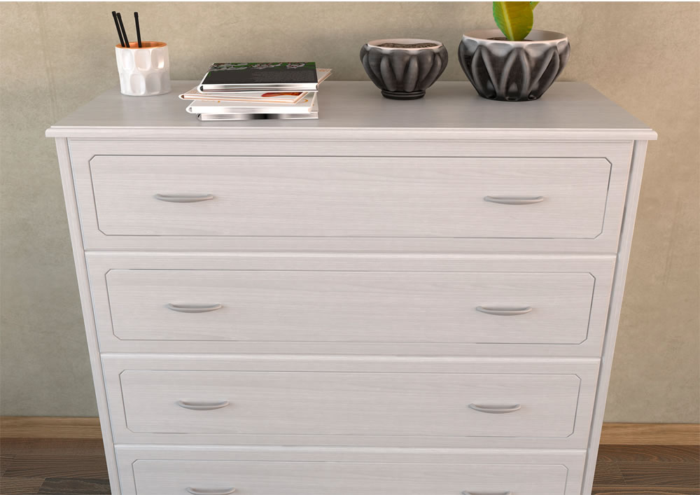 Комод с 4 ящиками коричневый 90 см "Варна №4" DREAMLINE КОМОДЫ "ВАРНА №4" 163489 Венге  - Вид №1