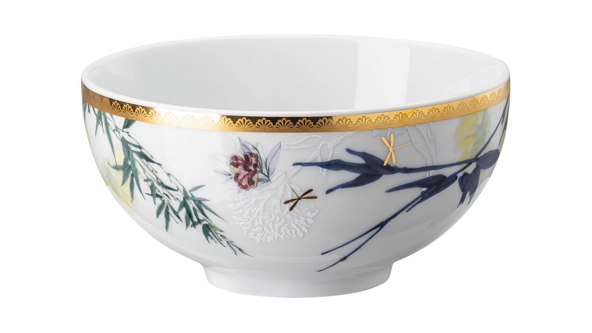 10655600 Rosenthal Набор салатников индивидуальных Rosenthal Турандот 12см, фарфор, белый, золотой кант, 6шт Фарфор  - Вид №2