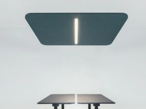 IMPACT ACOUSTIC® Акустические острова из переработанного пластика со встроенной подсветкой