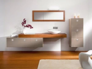 CARMENTA Тумба под умывальник из дерева с ящиками Counter