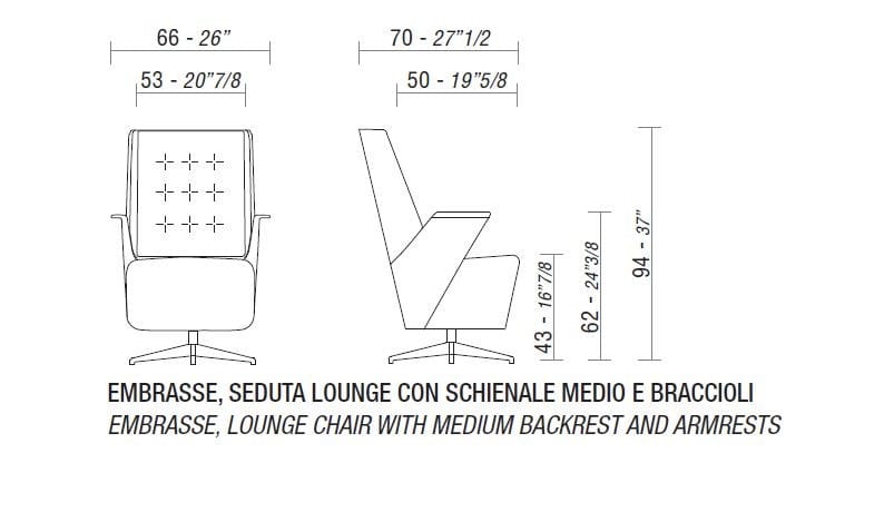 Тканевое кресло с подлокотниками ESTEL GROUP Embrasse ARCH-00135723 - Вид №7