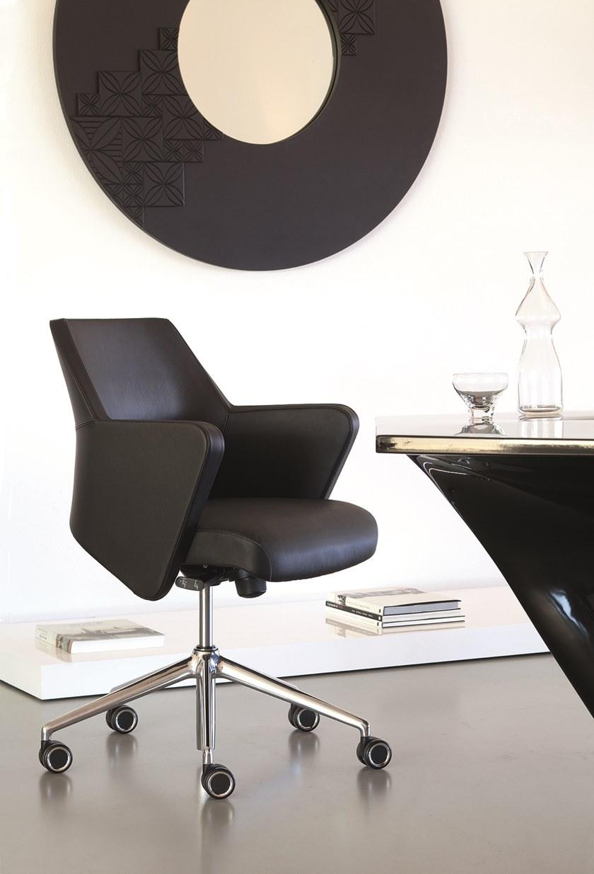 Linea Fabbrica Офисное кресло с 5 спицами на колесиках Wrap sun-id-1489881 - Вид №2