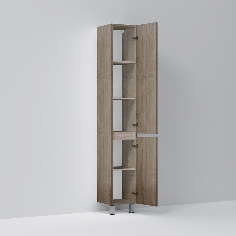 M91CSR0306OF шкаф-колонна напольный правый 30 см светлый дуб AM.PM Gem S  - Вид №2