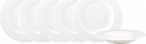 10662516 Lenox Набор из 6 тарелок суповых Lenox "Хэррингтон" 23см Фарфор костяной