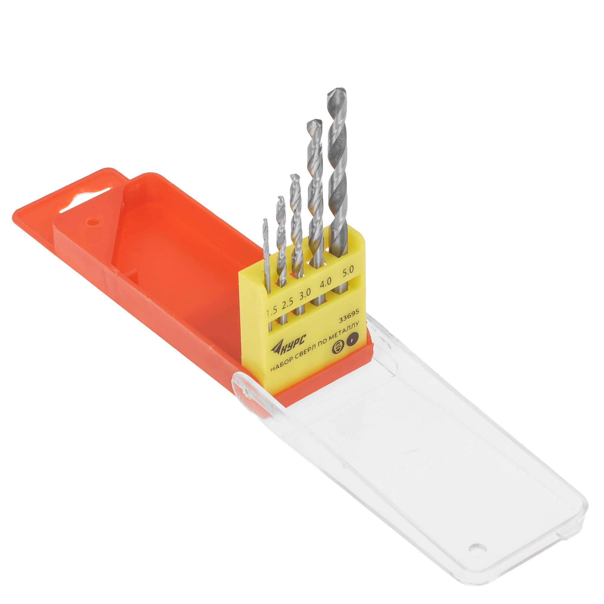 Набор сверл КУРС 33695 9256567 STDN-0132034 - Вид №2