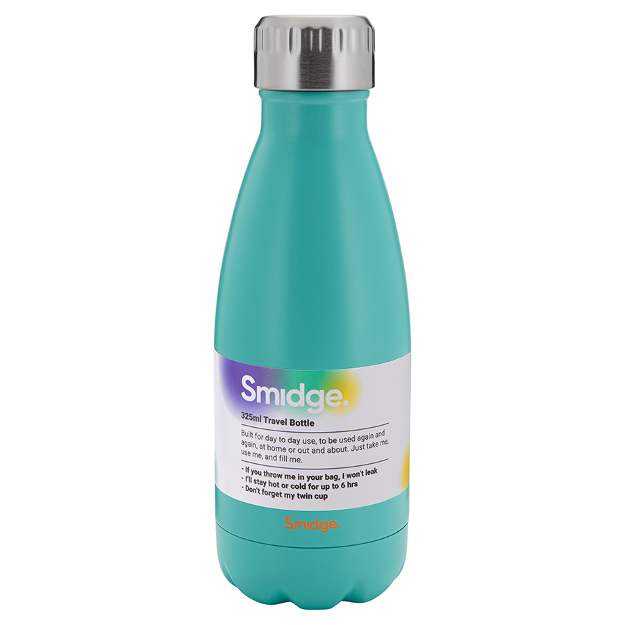 SMID20A Термобутылка 350 мл aqua Smidge  - Вид №1