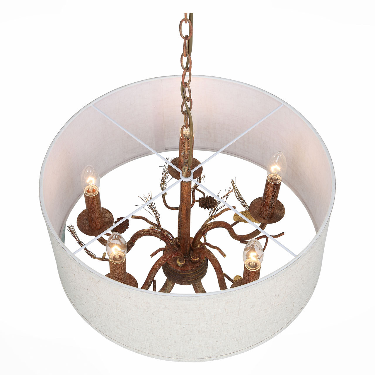Подвесная люстра ST Luce Uccellino SL167.703.05 ST LUCE ДИЗАЙНЕРСКИЕ, UCCELLINO 108361 Бежевый  - Вид №2