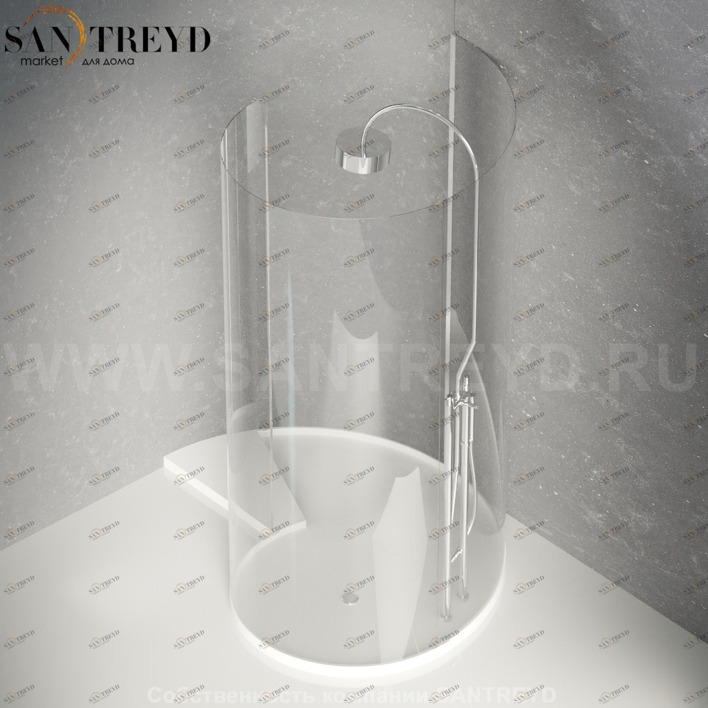 Душевая кабина CHIOCCIOLA угловая Agape ADOC0202