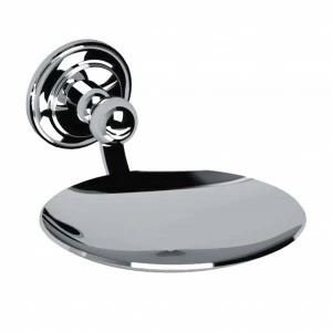 C15-514 C15-514 Мыльница настенная овальная ВОЛГА С РУЧКАМИ I Cristal & Bronze VOLGA À MANETTES I