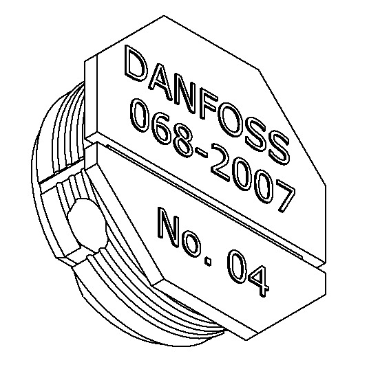 Danfoss Клапанные узлы в сборе с фильтром для клапанов T 2 / TE 2 Клапанный узел № 05 для T/TE 2 068-2095  - Вид №5
