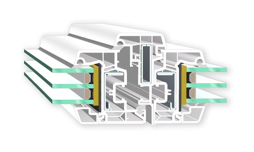 ПВХ створки окна Veka SOFTLINE 76 ARCH-00030650 - Вид №13