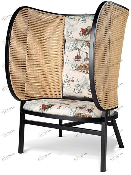 Wiener GTV Design Кресло из бука с высокой спинкой Hideout Plhidetes 