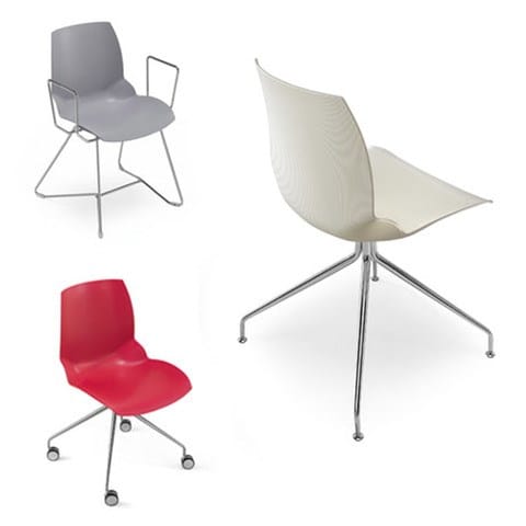 Стул для саней из инженерного пластика Caimi Brevetti Kaleidos ARCH-00152065 - Вид №2