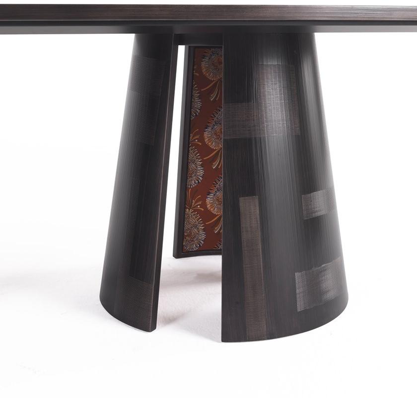 ETRO Home Interiors Овальный стол для гостиной из дерева Aleppo E.ale.124.a - Вид №2