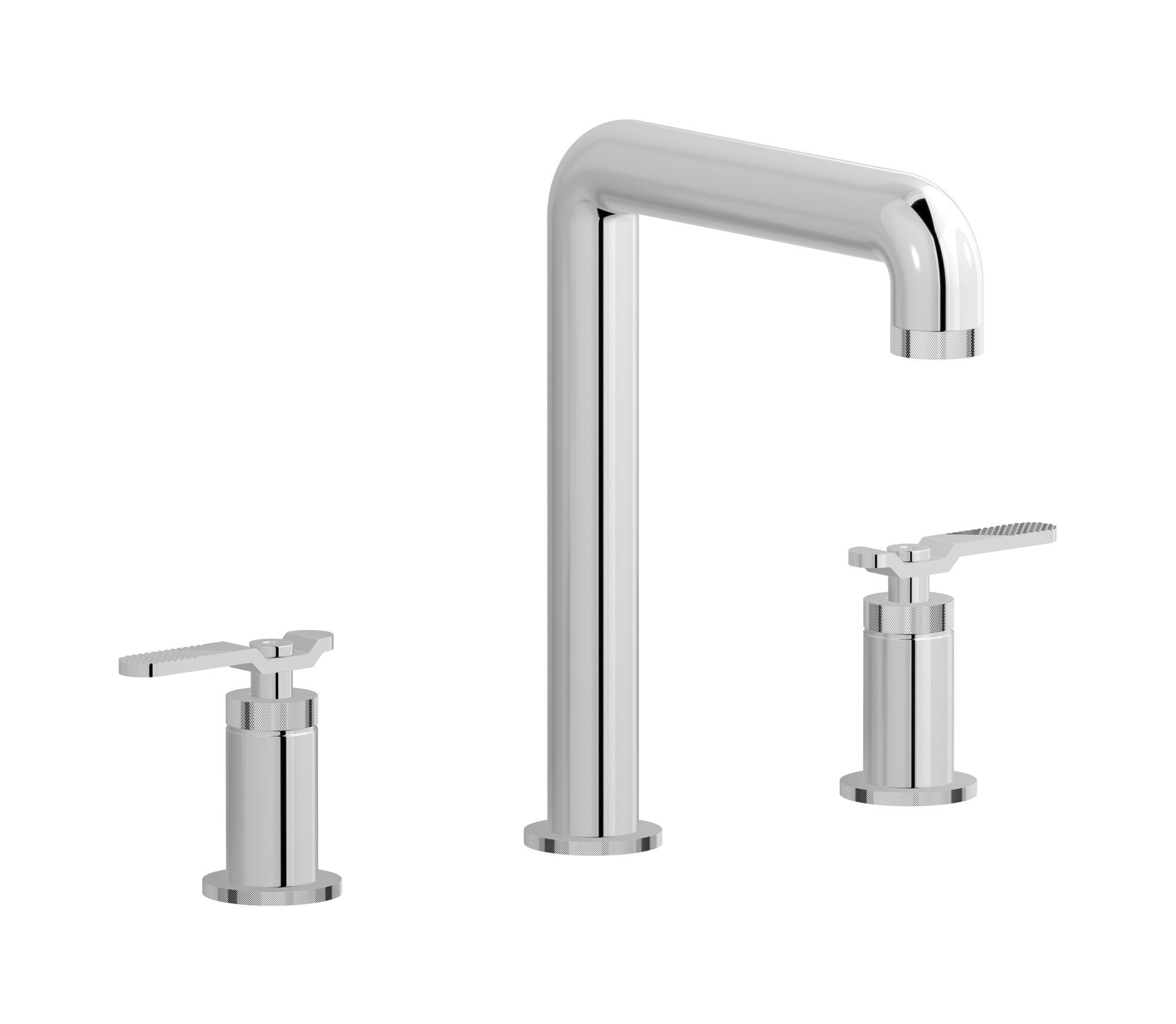 Смеситель для раковины с 3 отверстиями для пола с автоматическим сливом IB Bold ARCH-00122073 - Вид №1