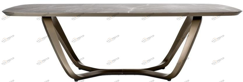 Reflex Прямоугольный обеденный стол с фаской из мраморного стекла Pininfarina home design sun-id-1441467