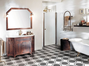 Напольный умывальник с дверцами