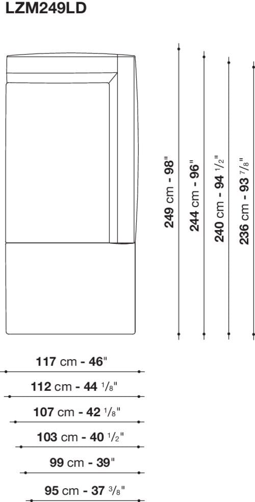 Угловой диван из ткани Maxalto Lucrezia Soft ARCH-00108784 - Вид №14