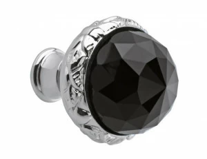 0Z5744.BN0.50 Ручка корпуса диаметром 37 мм с черным кристаллом Swarovski Яркий хром