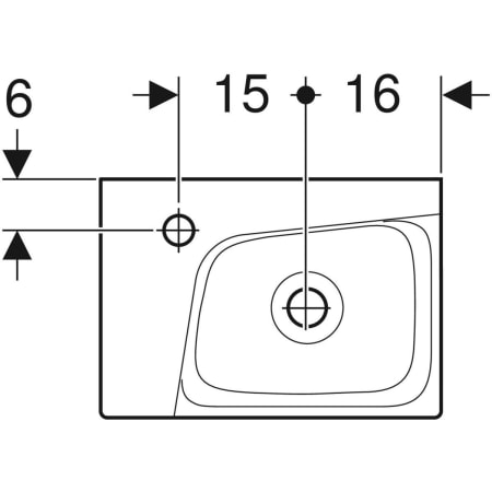 500.528.01.1 Раковина Geberit Xeno² Geberit  - Вид №7