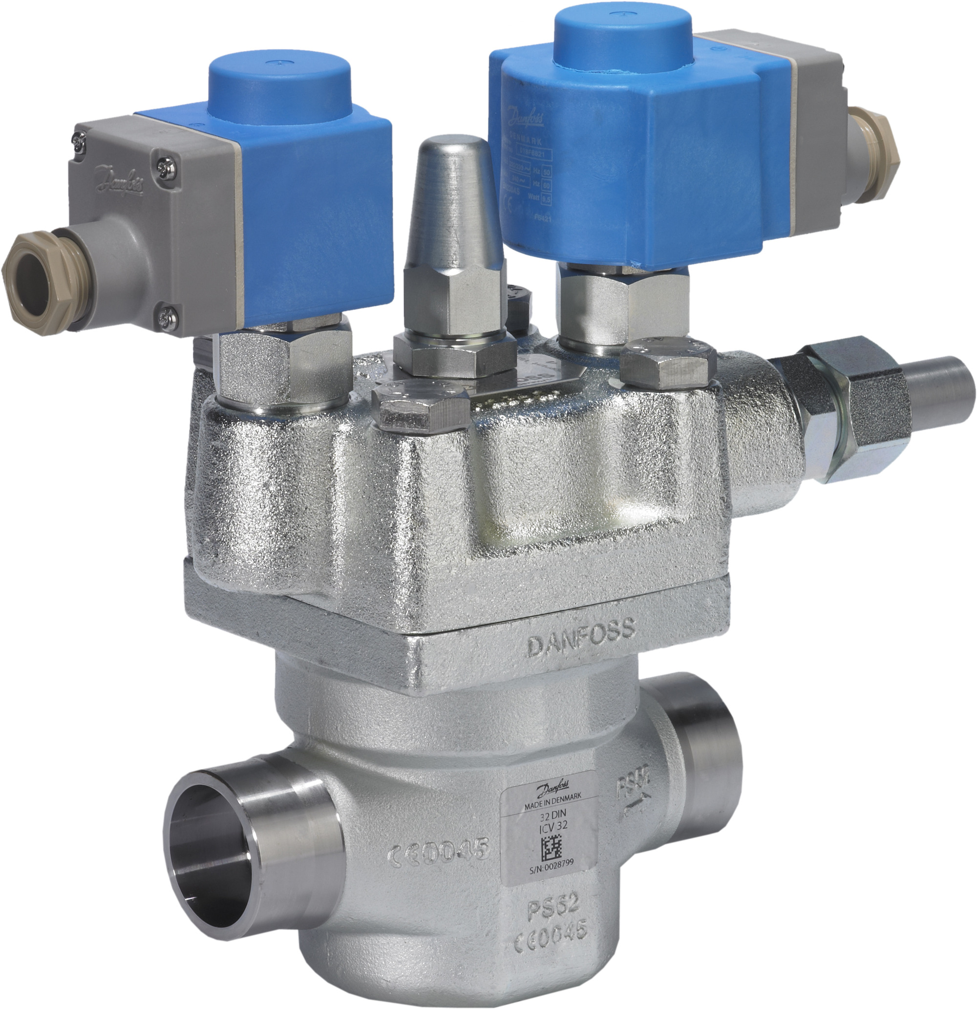 Danfoss ICLX — двухступенчатые клапаны ICLX 50 (D 50) Клапан соленоидный 027H5040  - Вид №15