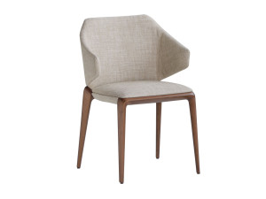 Мягкое тканевое кресло с подлокотниками