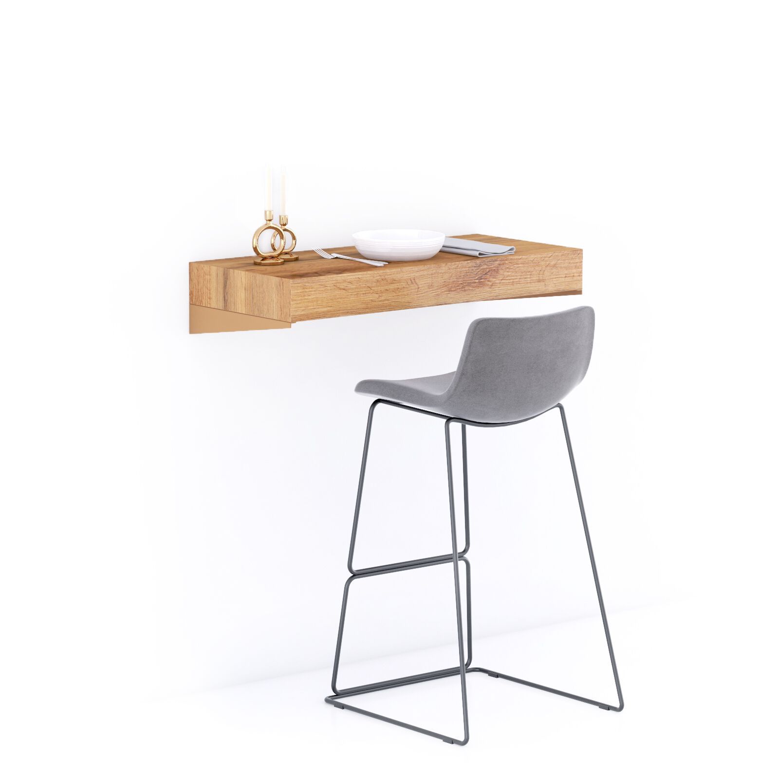 Высокий настенный стол из меламинированного дерева Mobili Fiver Evolution ARCH-00019879 - Вид №17