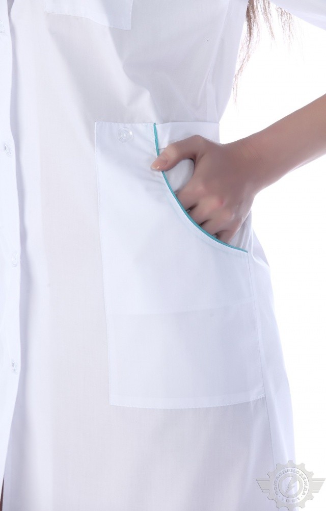 63628 Халат "Оксана"  Медицинская одежда  размер 62/158-164 Спецодежда  - Вид №5