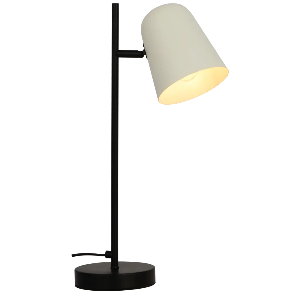 Настольная лампа рабочая KREAFORTA Talica цвет белый/черный STLM-2075124 - Вид №1